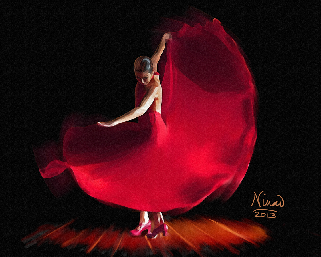 Staccato flamenco
